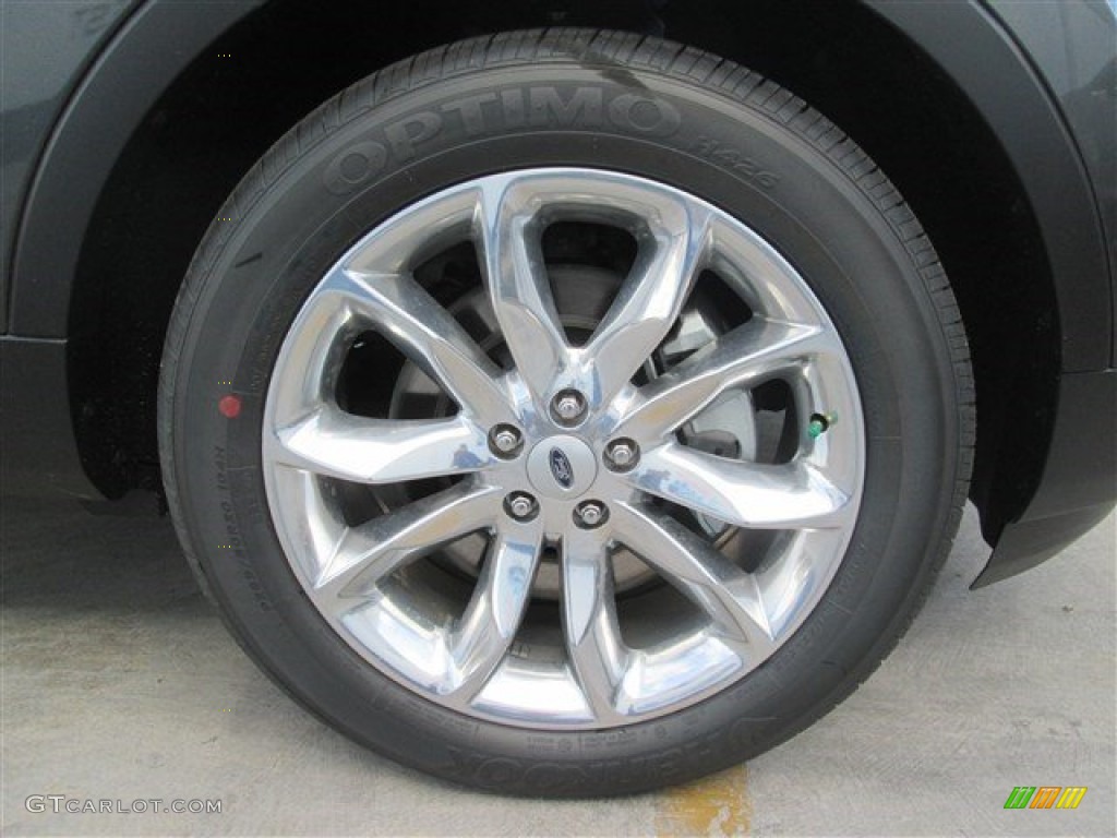2015 Explorer Limited - Magnetic / Charcoal Black photo #5