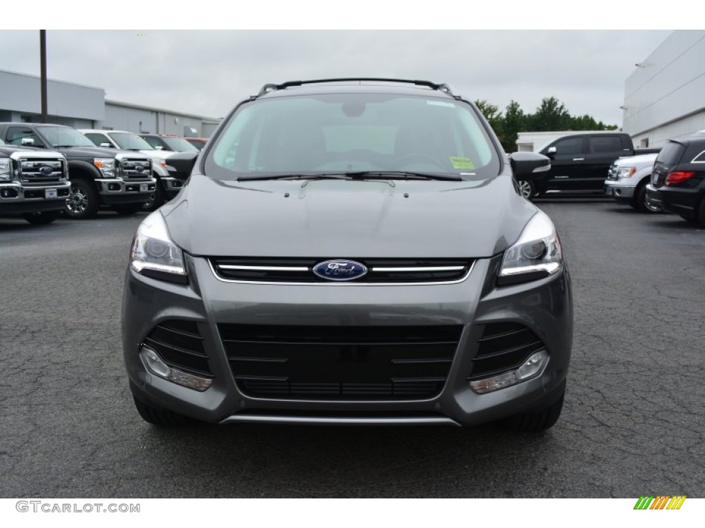 2014 Escape Titanium 2.0L EcoBoost - Sterling Gray / Charcoal Black photo #4