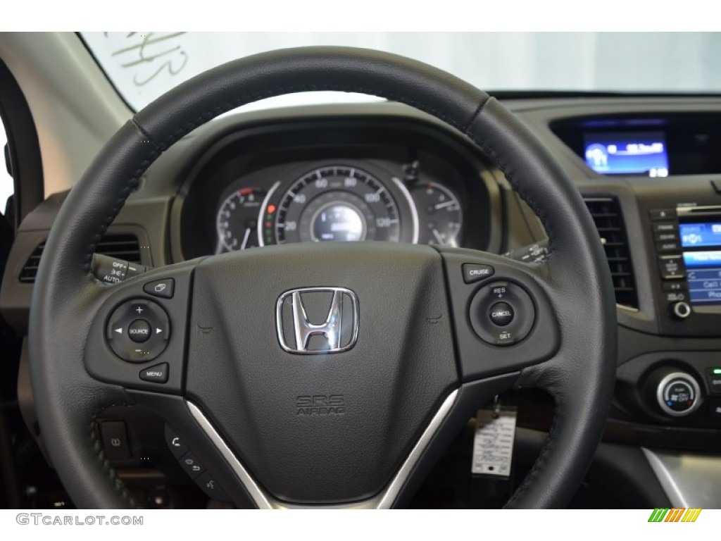2014 CR-V EX AWD - Alabaster Silver Metallic / Black photo #20