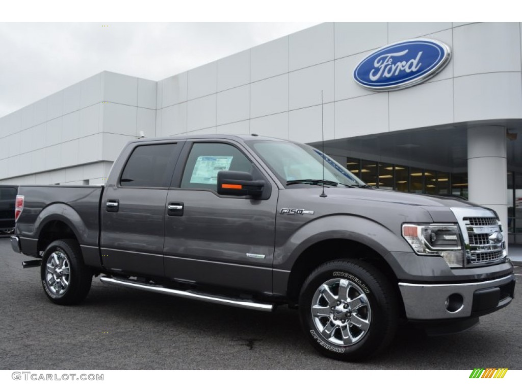 2014 F150 XLT SuperCrew - Sterling Grey / Steel Grey photo #1
