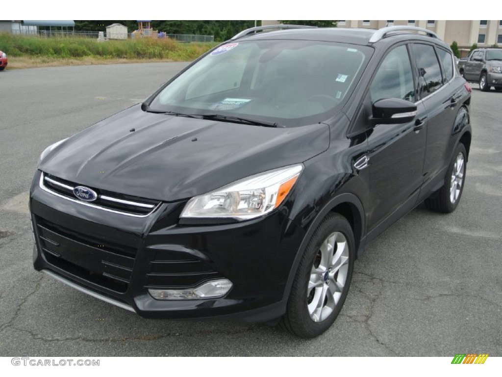 2014 Escape Titanium 2.0L EcoBoost 4WD - Tuxedo Black / Charcoal Black photo #2