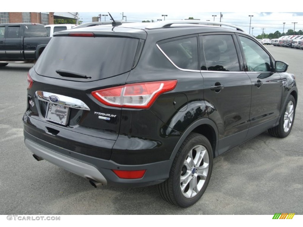 2014 Escape Titanium 2.0L EcoBoost 4WD - Tuxedo Black / Charcoal Black photo #5