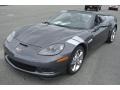 2010 Cyber Gray Metallic Chevrolet Corvette Grand Sport Convertible  photo #2