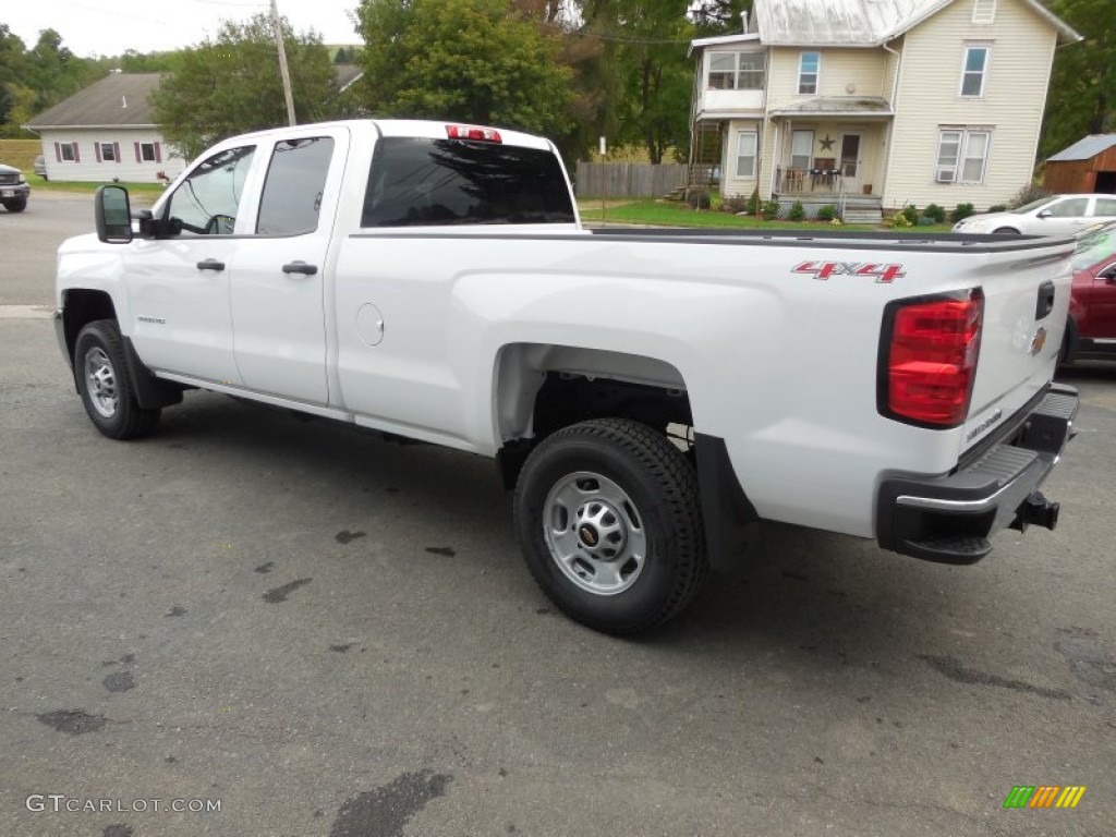 2015 Silverado 2500HD WT Double Cab 4x4 - Summit White / Jet Black/Dark Ash photo #5