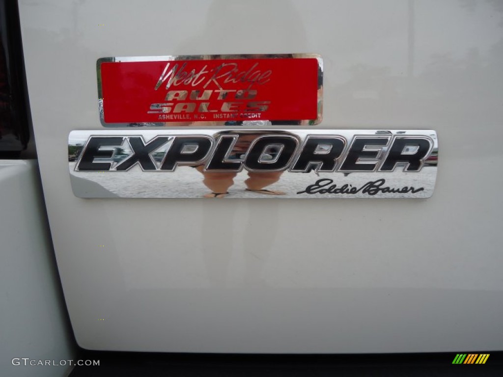 2008 Explorer Eddie Bauer 4x4 - White Suede / Black/Camel photo #9