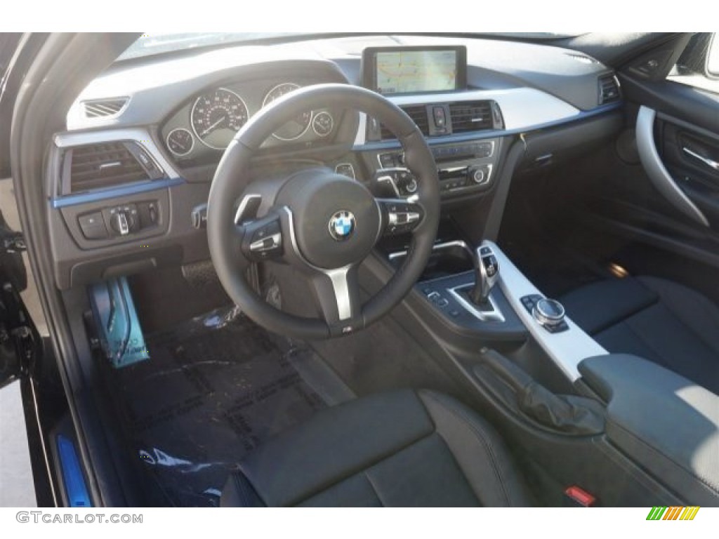 2015 3 Series 335i Sedan - Black Sapphire Metallic / Black photo #7
