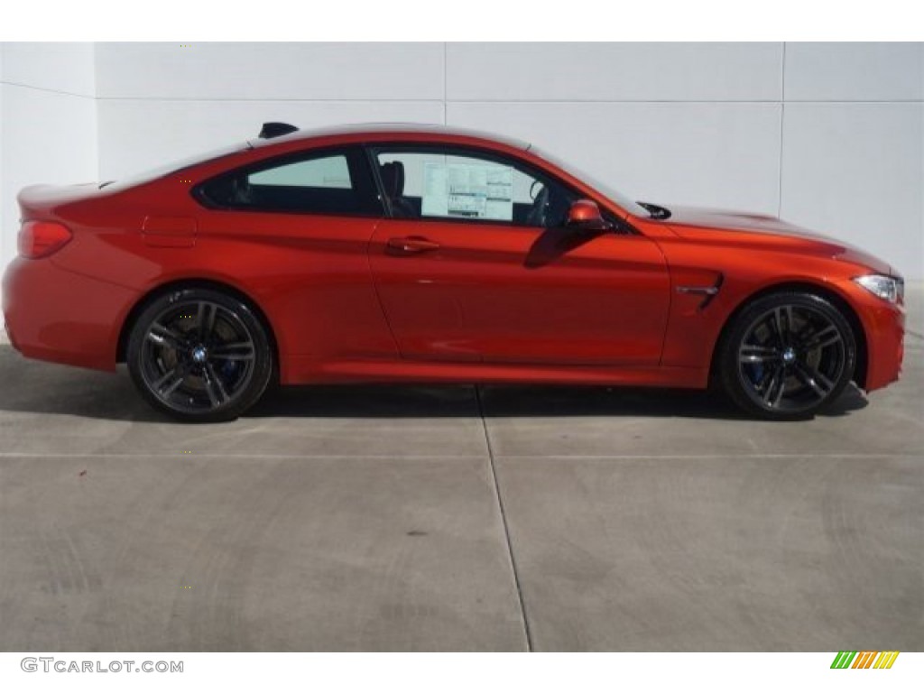 2015 M4 Coupe - Sakhir Orange Metallic / Sakhir Orange/Black photo #2