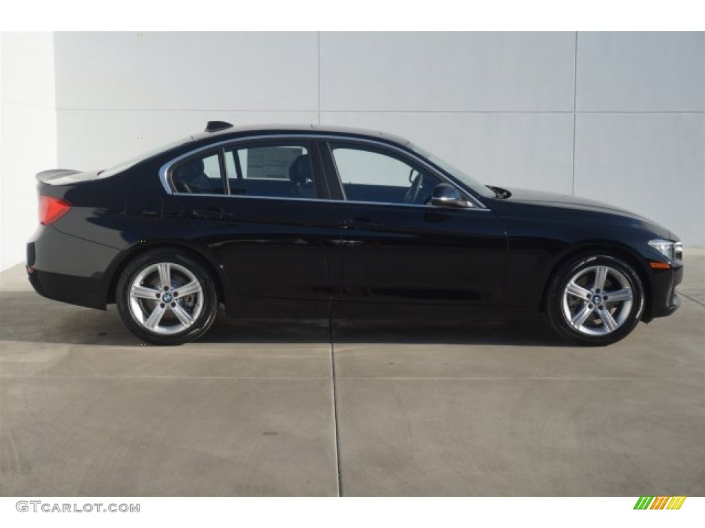 2015 3 Series 328i Sedan - Jet Black / Black photo #2