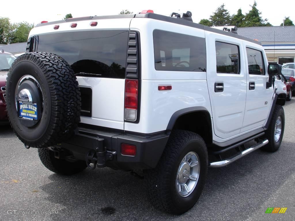 2006 H2 SUV - White / Ebony photo #4