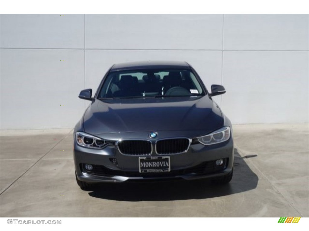 2015 3 Series 328i Sedan - Mineral Grey Metallic / Black photo #3