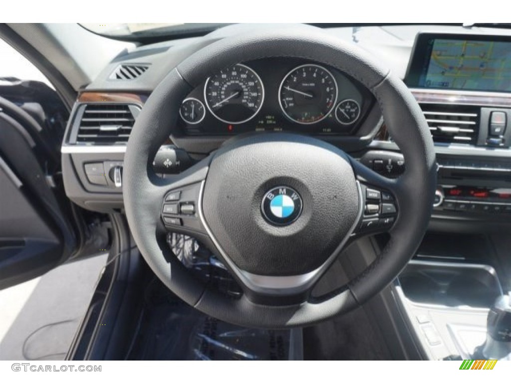 2015 3 Series 328i Sedan - Mineral Grey Metallic / Black photo #9