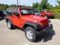 Firecracker Red 2015 Jeep Wrangler Sport S 4x4 Exterior