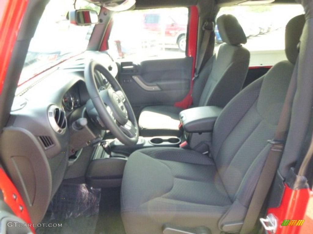 2015 Jeep Wrangler Sport S 4x4 Front Seat Photo #97163963
