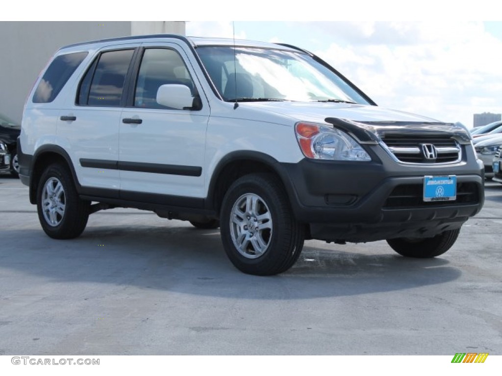 2003 CR-V EX 4WD - Taffeta White / Black photo #1