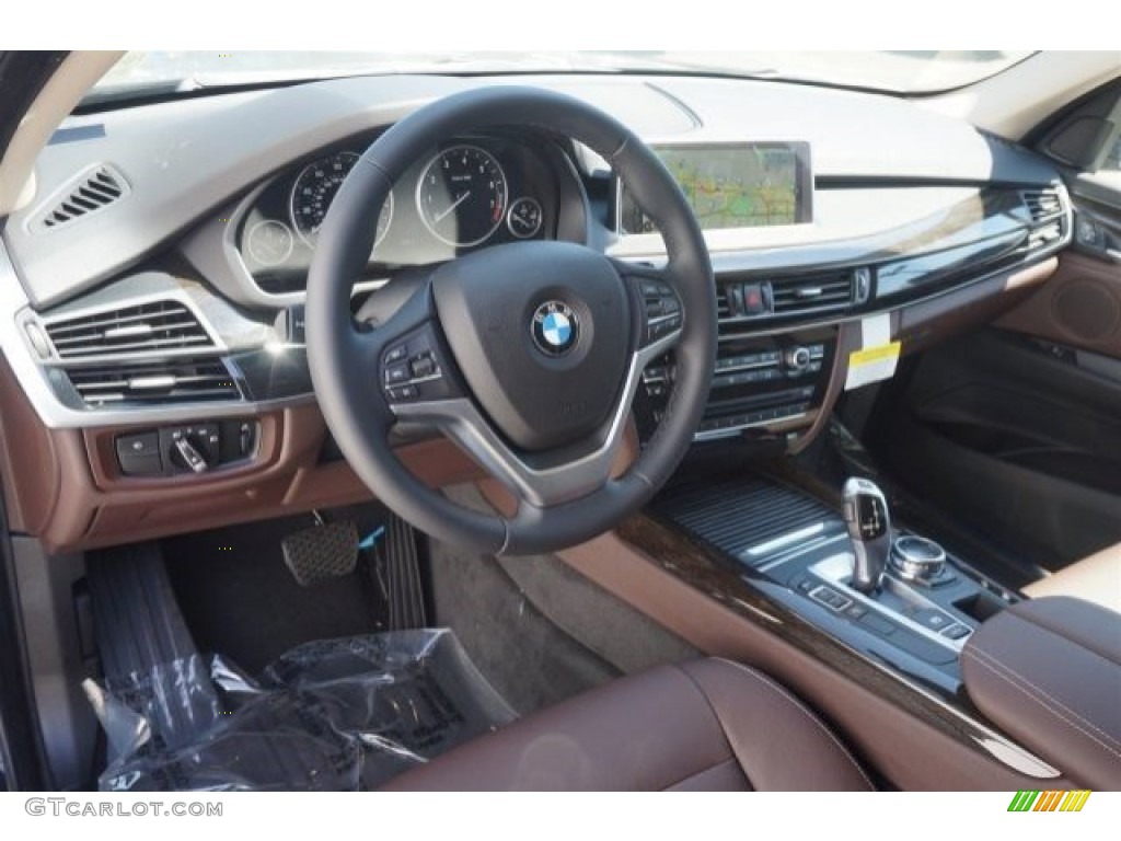 Mocha Interior 2015 BMW X5 sDrive35i Photo #97164245