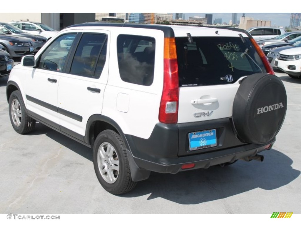 2003 CR-V EX 4WD - Taffeta White / Black photo #7
