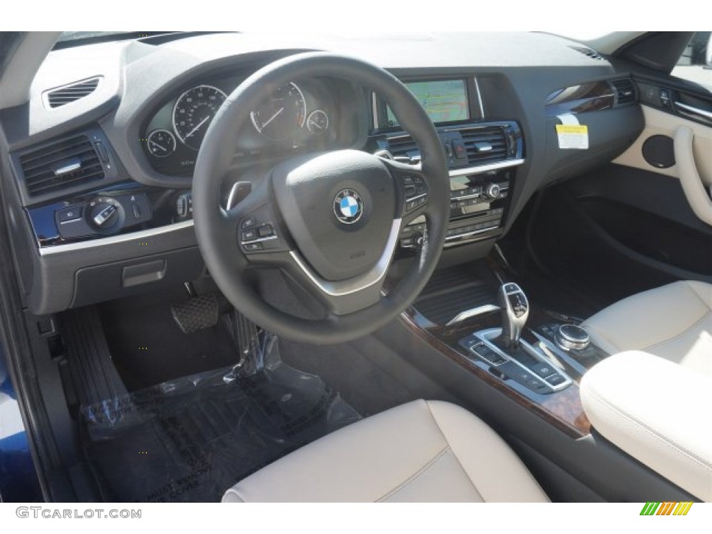 Beige Interior 2015 BMW X4 xDrive35i Photo #97164428
