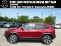 2015 Deep Cherry Red Crystal Pearl Jeep Cherokee Trailhawk 4x4  photo #1