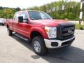 Vermillion Red - F350 Super Duty XL Crew Cab 4x4 Photo No. 2