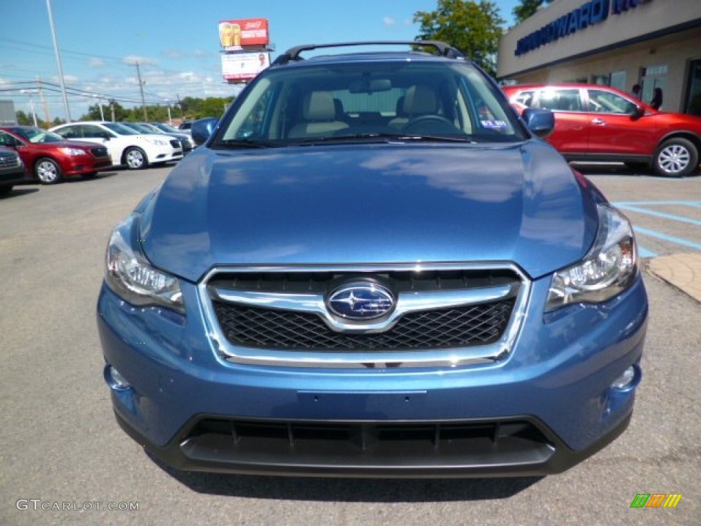 2014 XV Crosstrek 2.0i Premium - Quartz Blue Pearl / Ivory photo #2