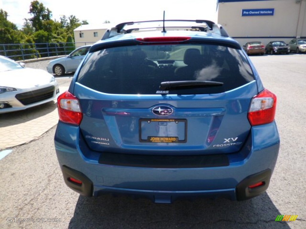 2014 XV Crosstrek 2.0i Premium - Quartz Blue Pearl / Ivory photo #6