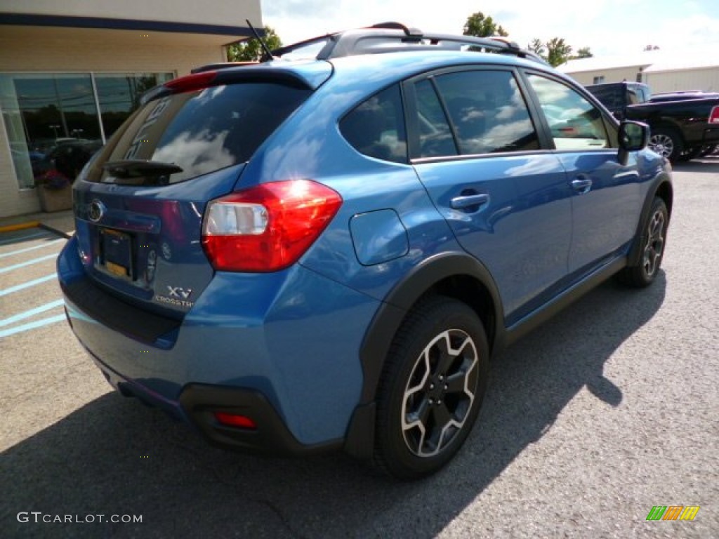 2014 XV Crosstrek 2.0i Premium - Quartz Blue Pearl / Ivory photo #7