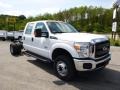 Oxford White - F350 Super Duty XL Crew Cab 4x4 Chassis Photo No. 2