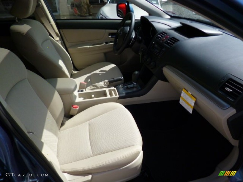 2014 XV Crosstrek 2.0i Premium - Quartz Blue Pearl / Ivory photo #10