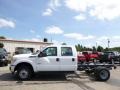 Oxford White 2015 Ford F350 Super Duty XL Crew Cab 4x4 Chassis Exterior