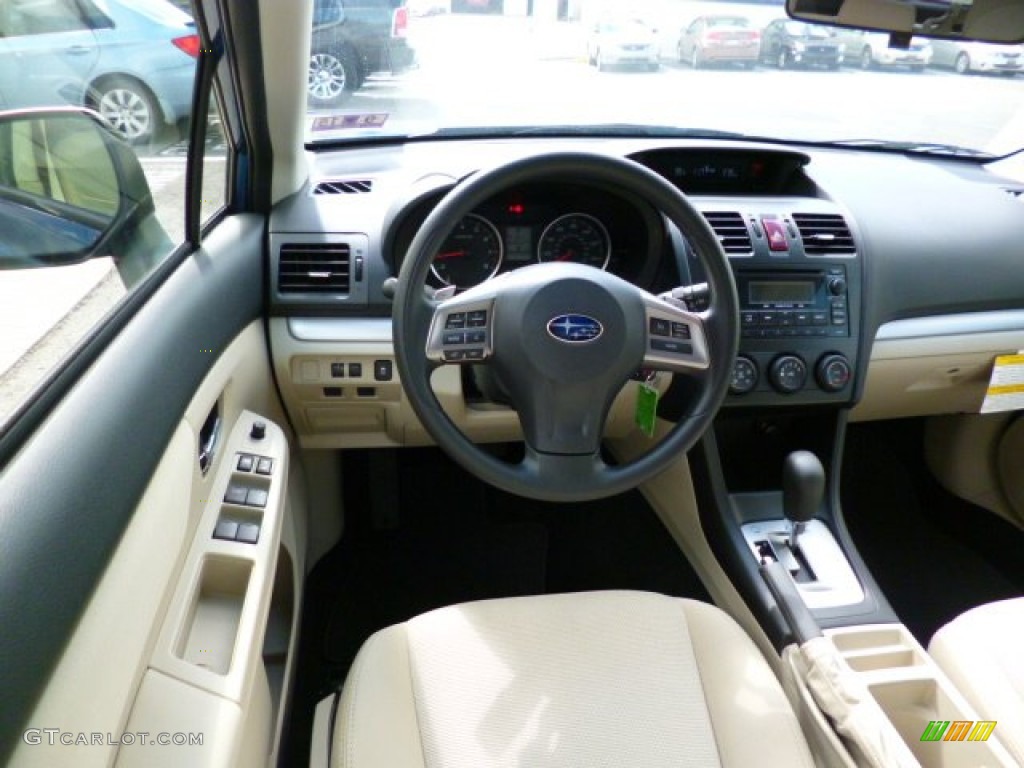 2014 XV Crosstrek 2.0i Premium - Quartz Blue Pearl / Ivory photo #15