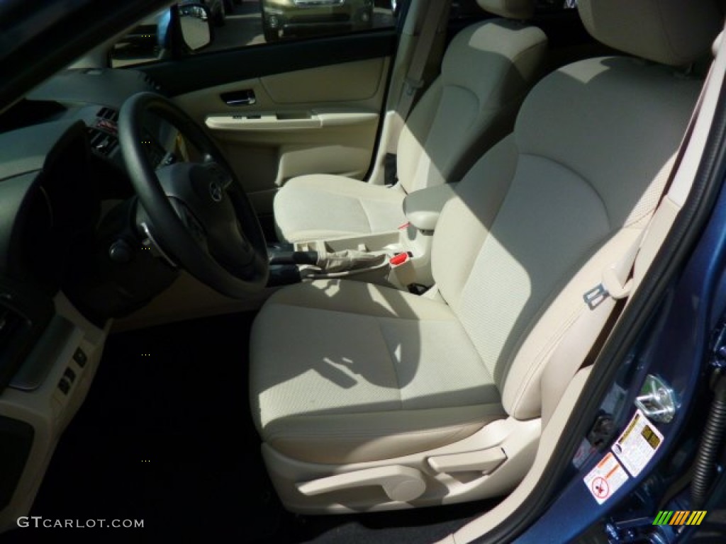 2014 XV Crosstrek 2.0i Premium - Quartz Blue Pearl / Ivory photo #16