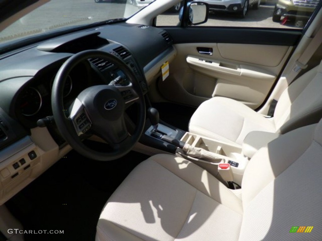 2014 XV Crosstrek 2.0i Premium - Quartz Blue Pearl / Ivory photo #17