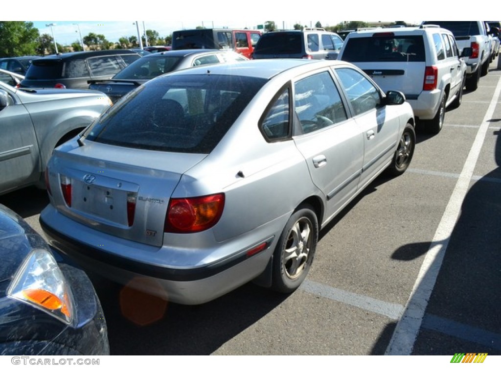 2002 Elantra GT Hatchback - Silver Pewter / Dark Gray photo #2