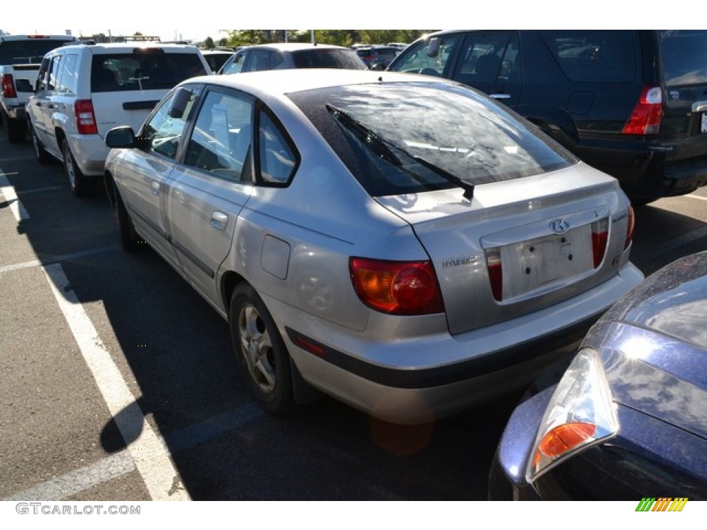 2002 Elantra GT Hatchback - Silver Pewter / Dark Gray photo #3