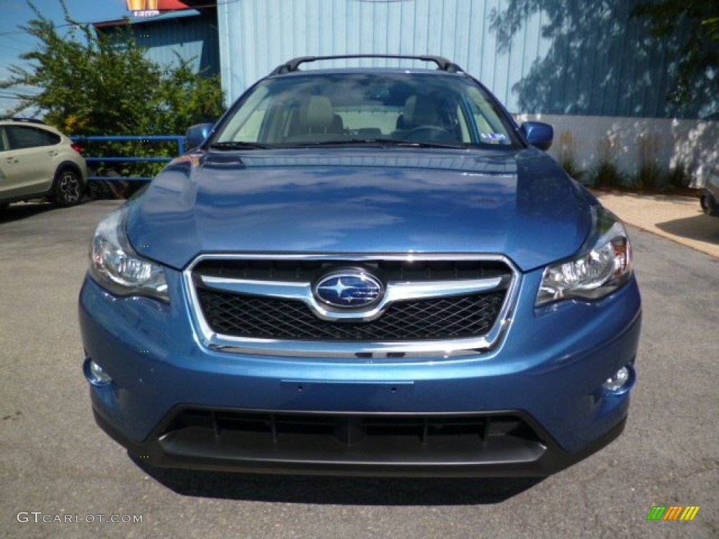 2014 XV Crosstrek 2.0i Premium - Quartz Blue Pearl / Ivory photo #2