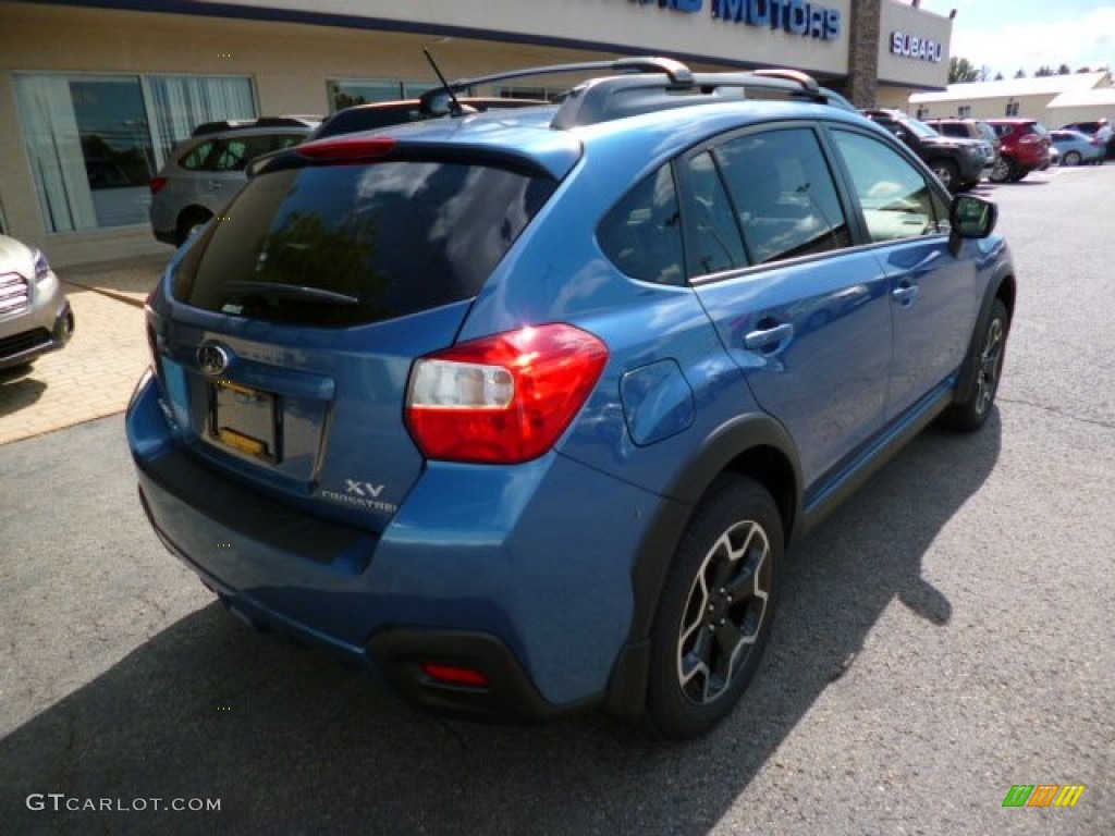 2014 XV Crosstrek 2.0i Premium - Quartz Blue Pearl / Ivory photo #7