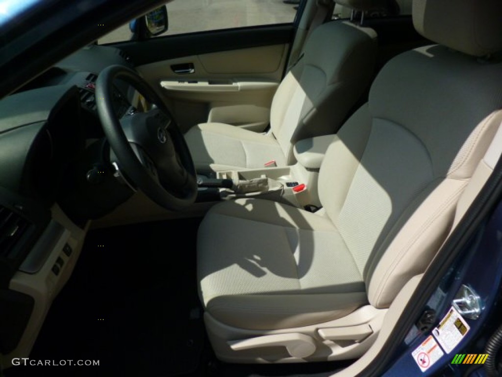2014 XV Crosstrek 2.0i Premium - Quartz Blue Pearl / Ivory photo #16