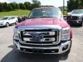 2015 Ruby Red Ford F350 Super Duty Lariat Crew Cab 4x4 DRW  photo #3