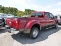 2015 Ruby Red Ford F350 Super Duty Lariat Crew Cab 4x4 DRW  photo #8