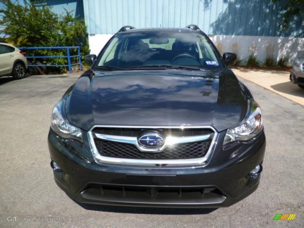 2014 XV Crosstrek 2.0i Premium - Dark Gray Metallic / Black photo #2