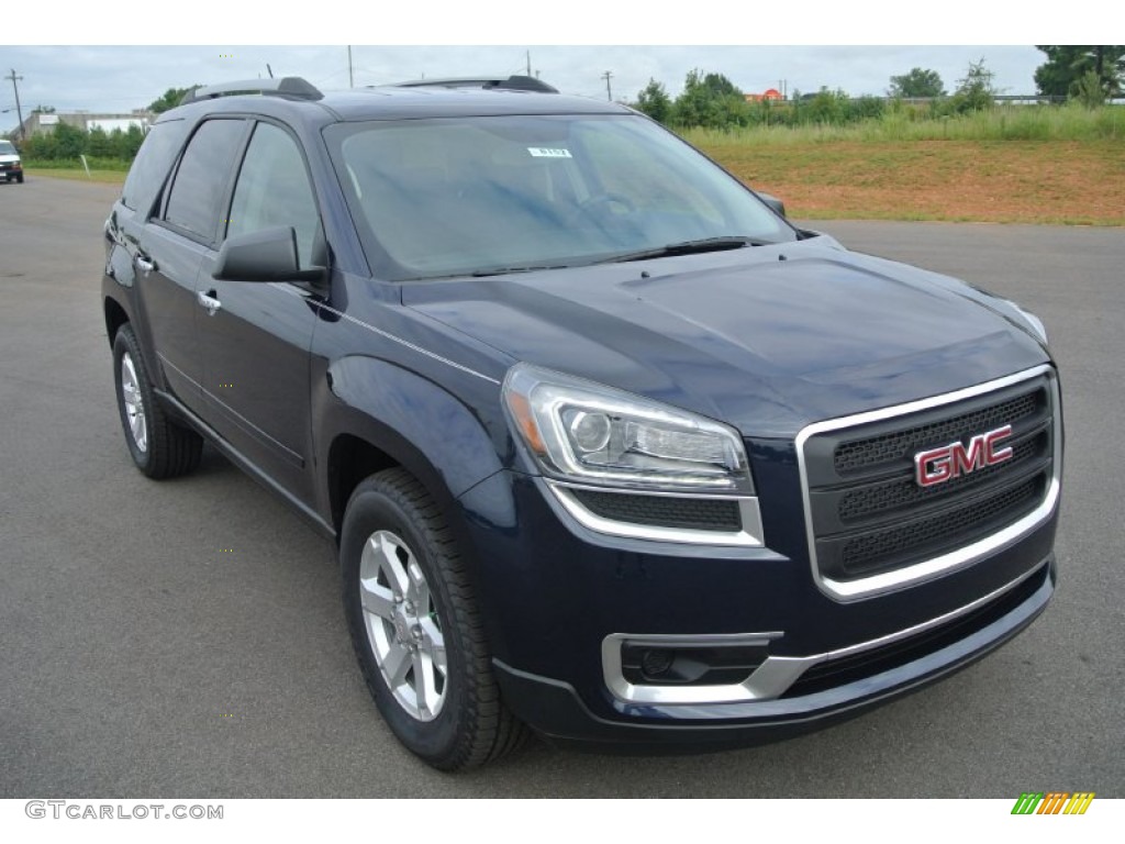Dark Sapphire Blue Metallic 2015 GMC Acadia SLE Exterior Photo #97174556