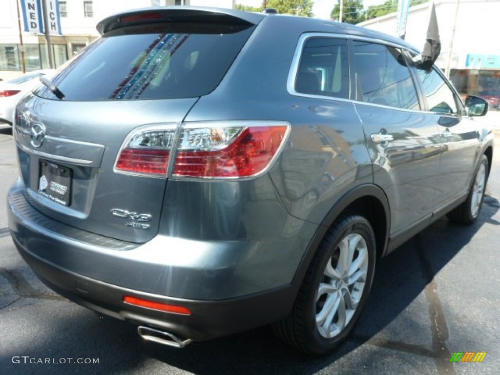 2011 CX-9 Grand Touring AWD - Dolphin Gray Mica / Black photo #12