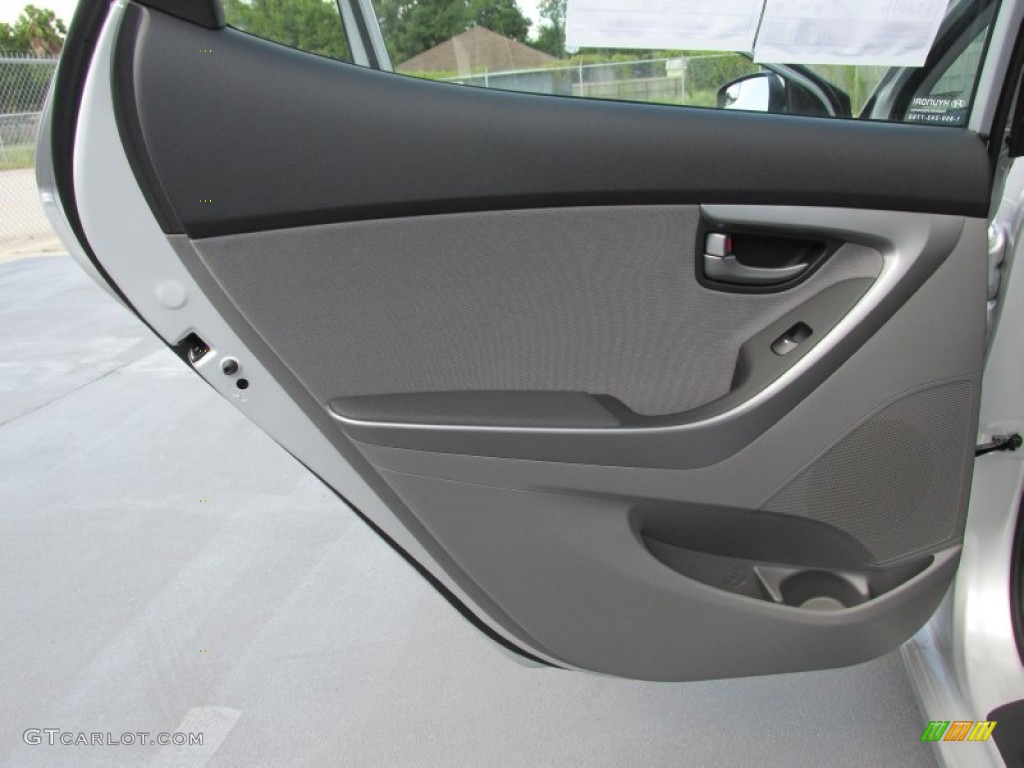 2015 Elantra SE Sedan - Shimmering Air Silver / Gray photo #18