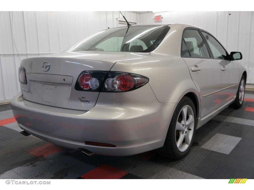 2007 MAZDA6 i Sport Sedan - Smokestone / Beige photo #8