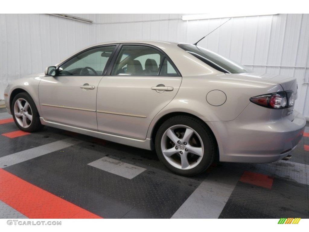 2007 MAZDA6 i Sport Sedan - Smokestone / Beige photo #11