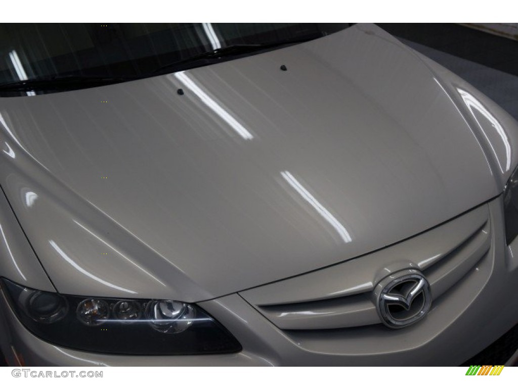 2007 MAZDA6 i Sport Sedan - Smokestone / Beige photo #40