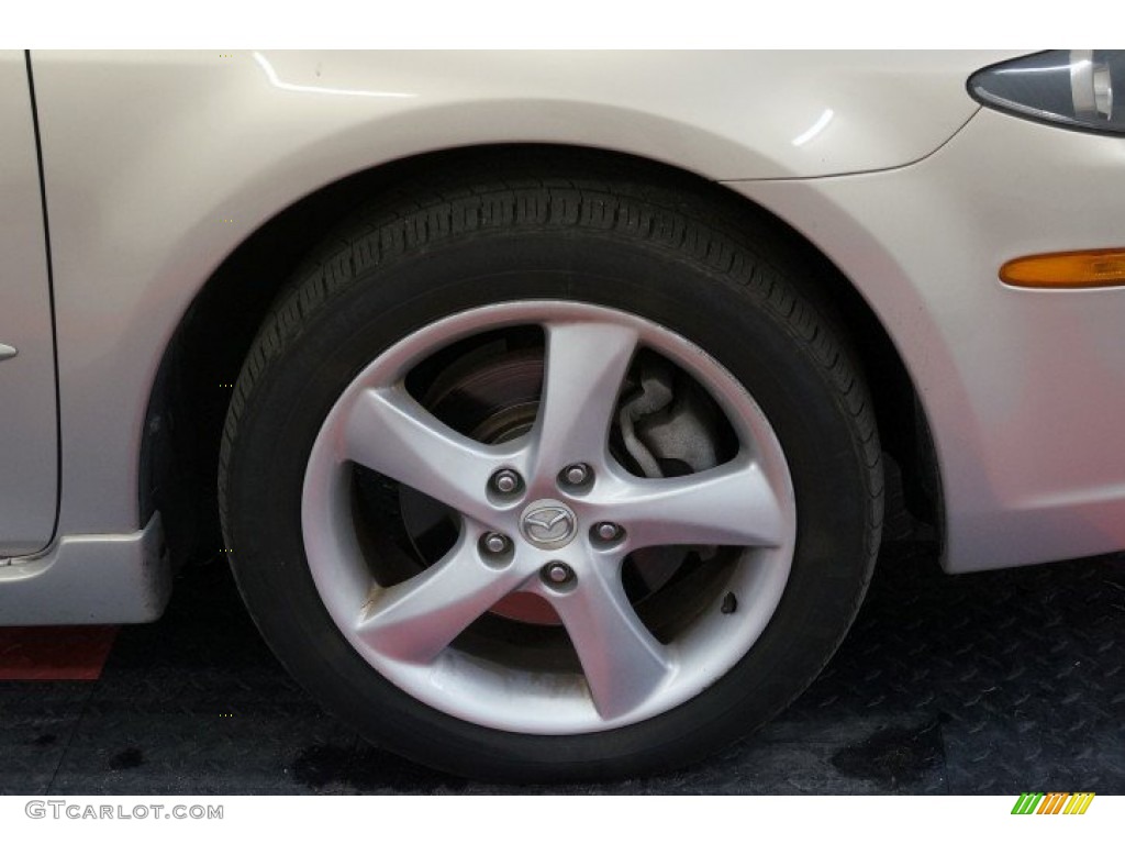 2007 MAZDA6 i Sport Sedan - Smokestone / Beige photo #42