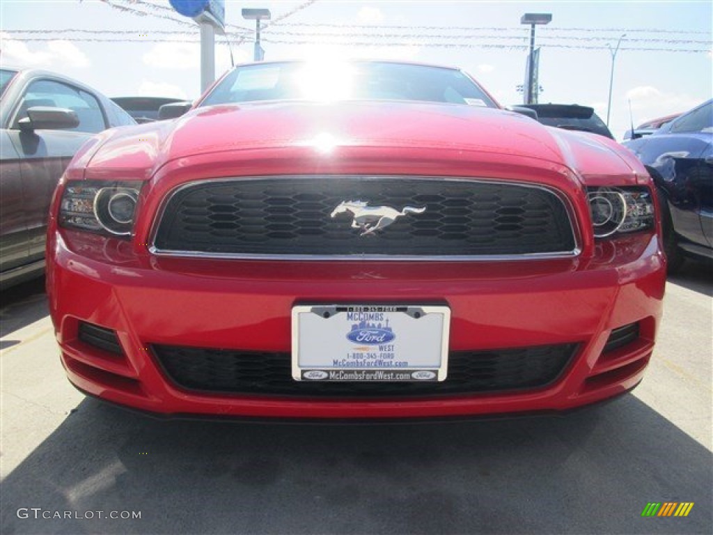 2014 Mustang V6 Coupe - Race Red / Charcoal Black photo #4