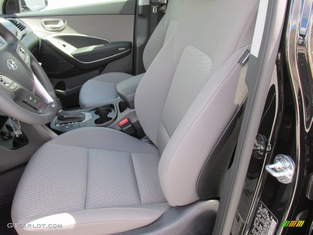 Gray Interior 2014 Hyundai Santa Fe GLS Photo #97180460