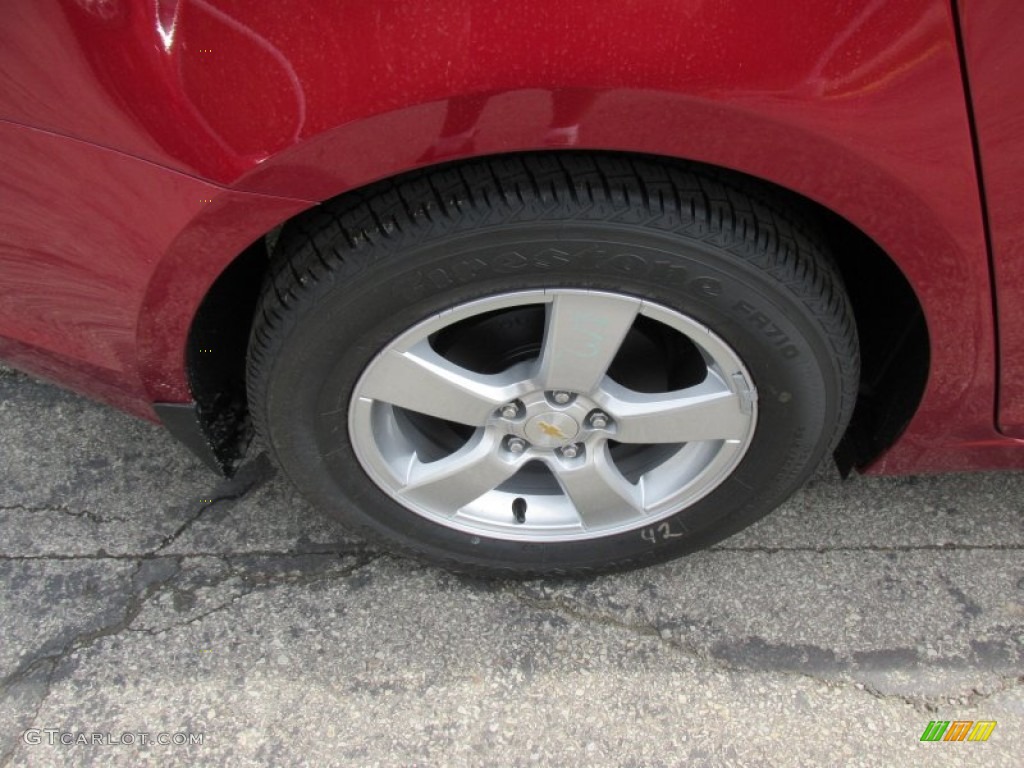 2014 Cruze LT - Red Hot / Medium Titanium photo #3